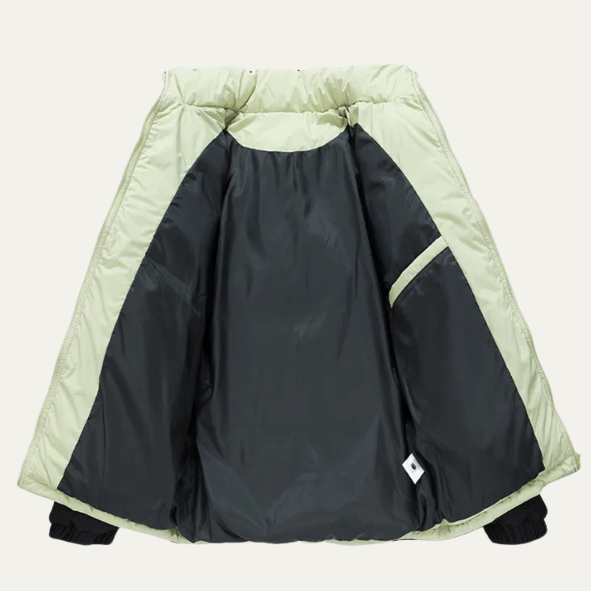 The Alderfall Men’s Winter Warm Contrast Color Puffer Jacket