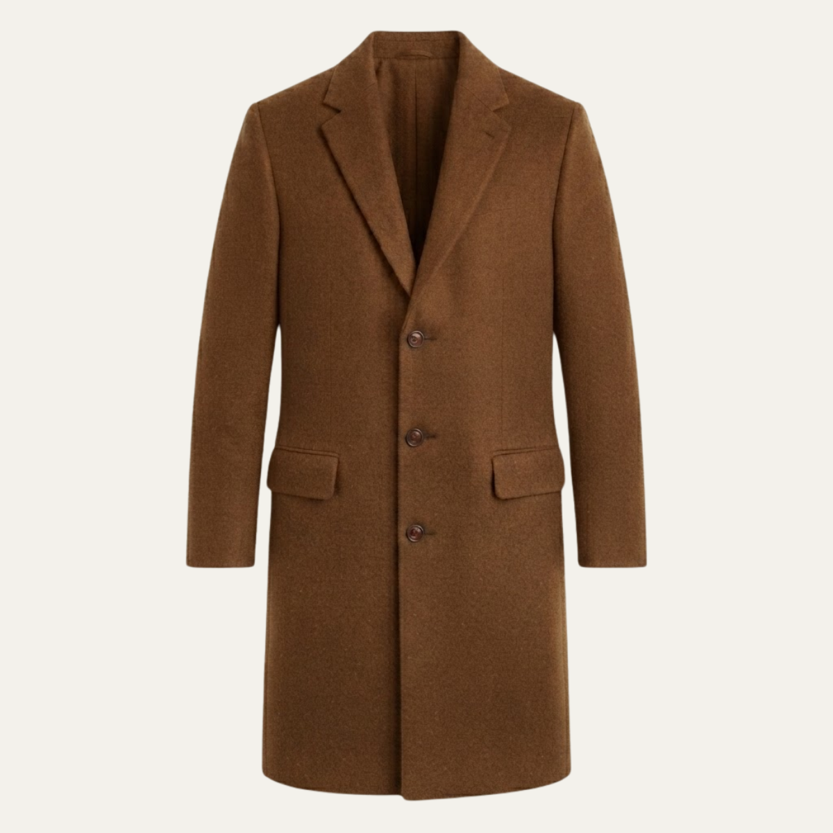 The Brianza Men’s Smart Single Breasted Overcoat