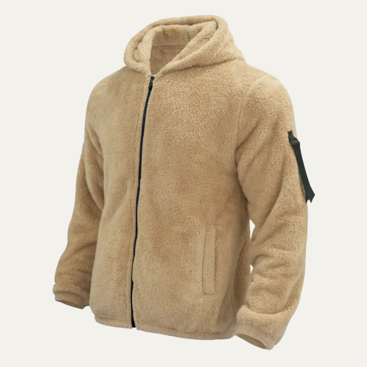 The Brixton Men’s Fleece Warm Soft Velvet Hoodie Jacket