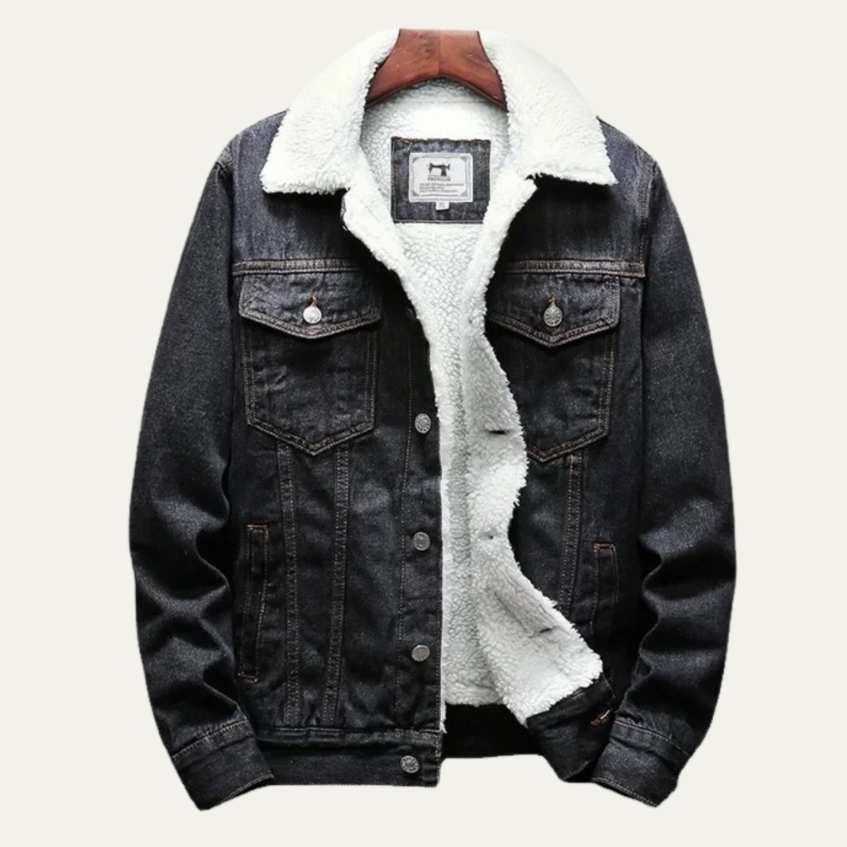 The Kilmarnock Men's Fleece Lined Denim Winter Jacket