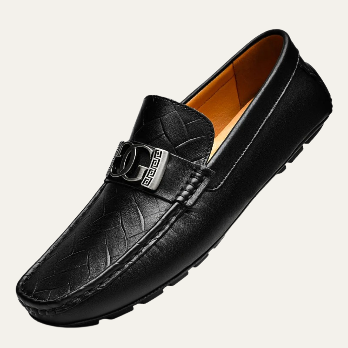 The Oakfield Ridge Men’s Top Grain Faux Leather Slip On Loafers