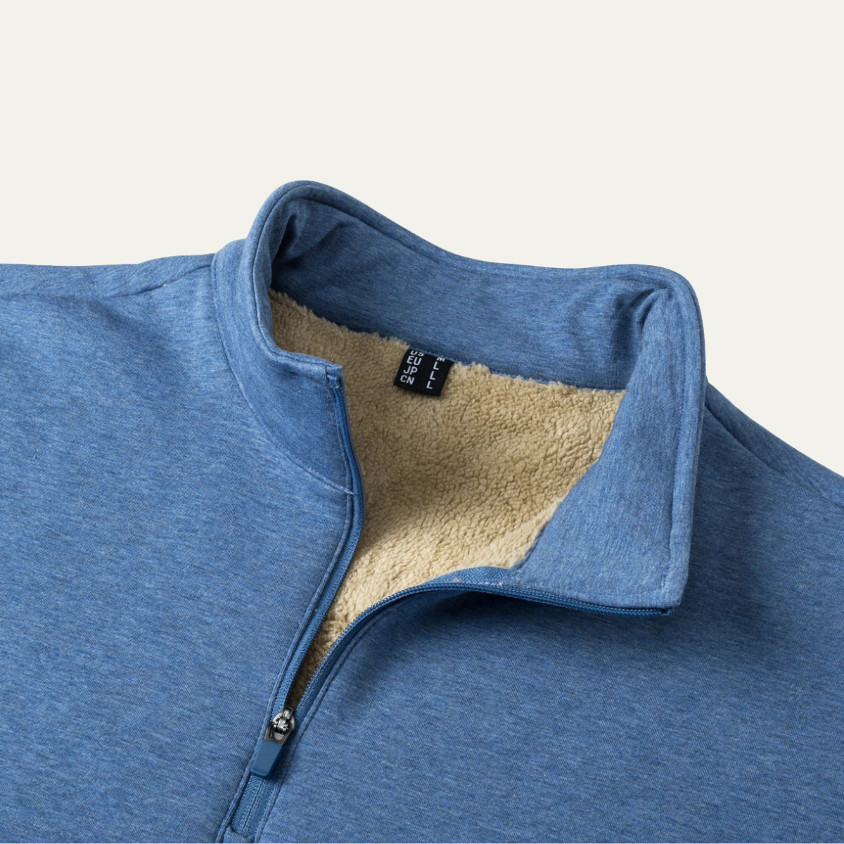 The Trebbiano Men’s Fleece Half Zip Turtleneck Sweater