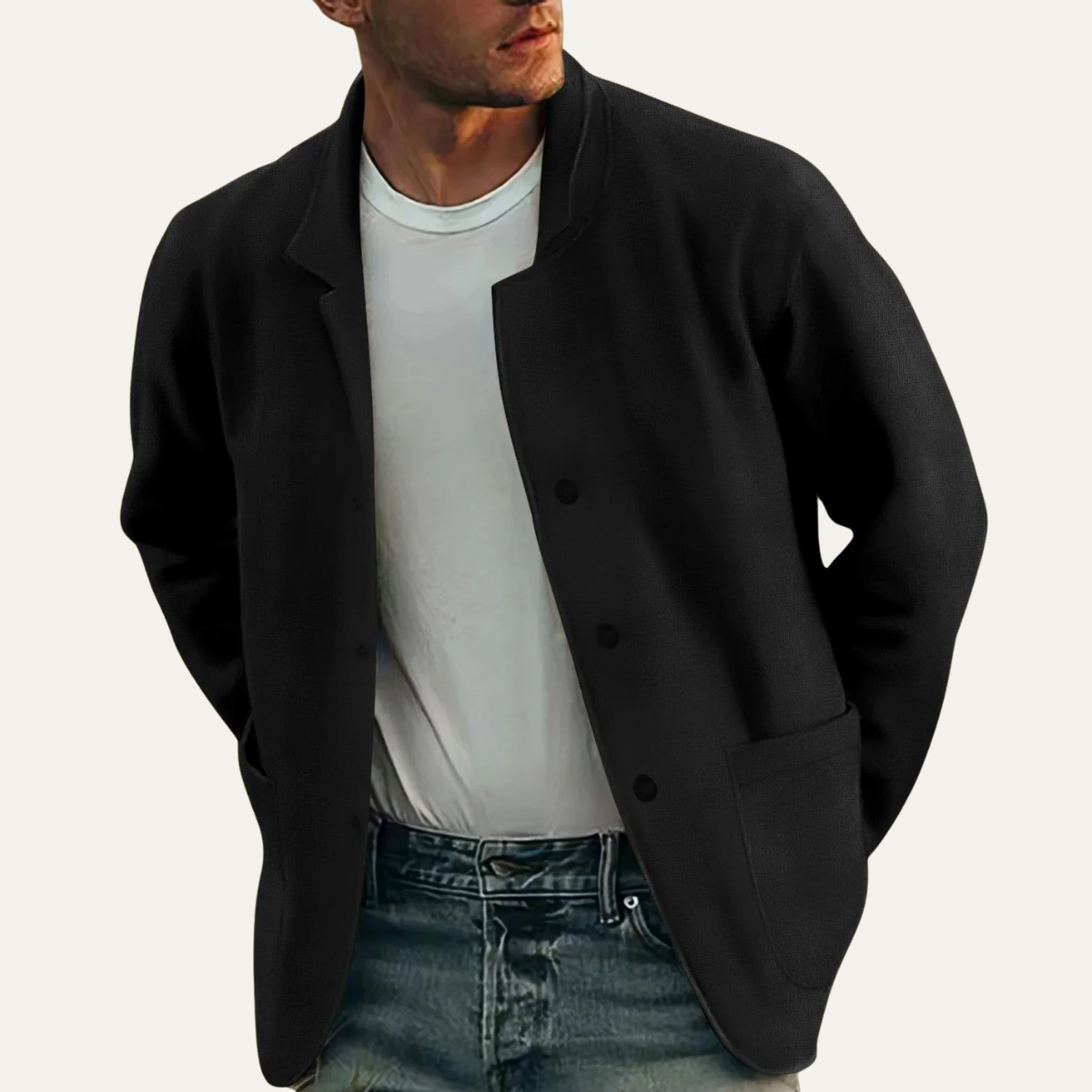 The Beechwood Men’s Smart Casual Lightweight Blazer Jacket