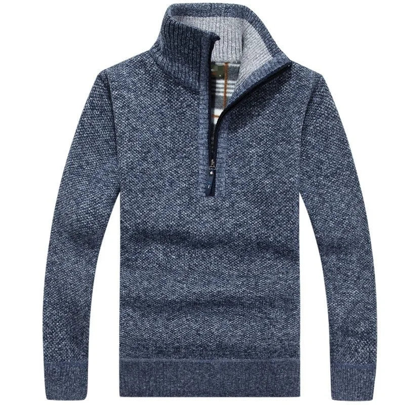 The Palm Springs Men’s Half Zip Mock Neck Knit Sweater