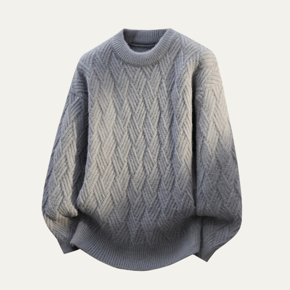 The Lakefield  Men’s Casual Soft O Neck Warm Knitted Sweater