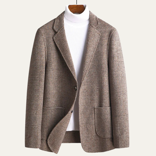 The Watercrest Men’s Classic Tweed Wool Blazer