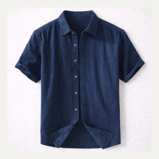 The Potenza Men’s Summer Button Down Shirt