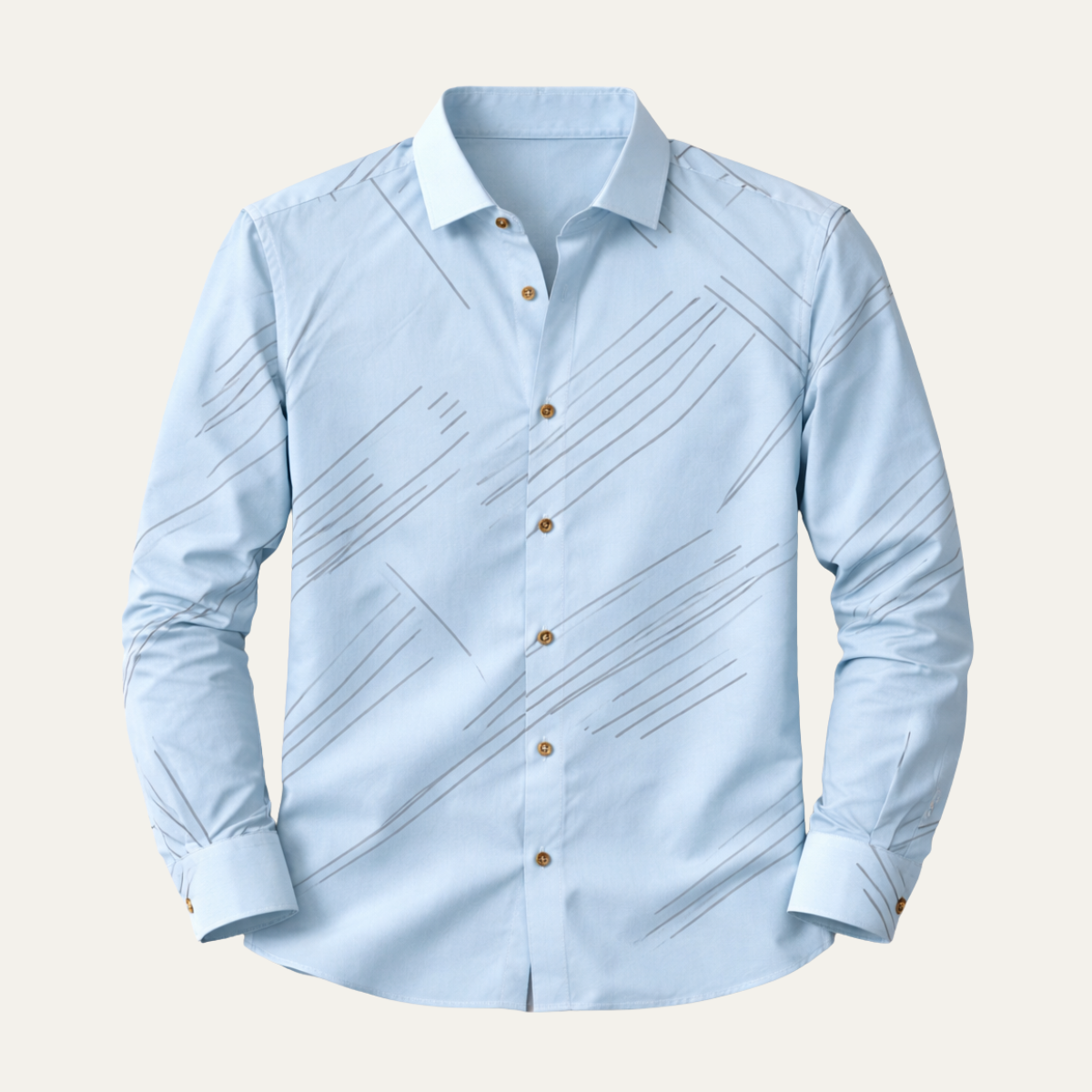 The Tropea Men’s Geometric Print Slim Fit Business Shirt