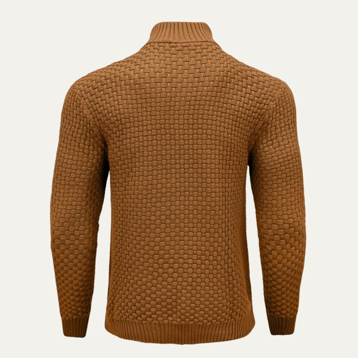 The Ibiza Trendy Luxury Winter Warm Half Zip Knitted Sweater