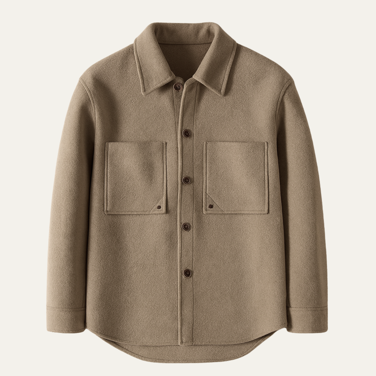 The Millridge Men’s Classic Thick Warm Wool Lapel Button Jacket