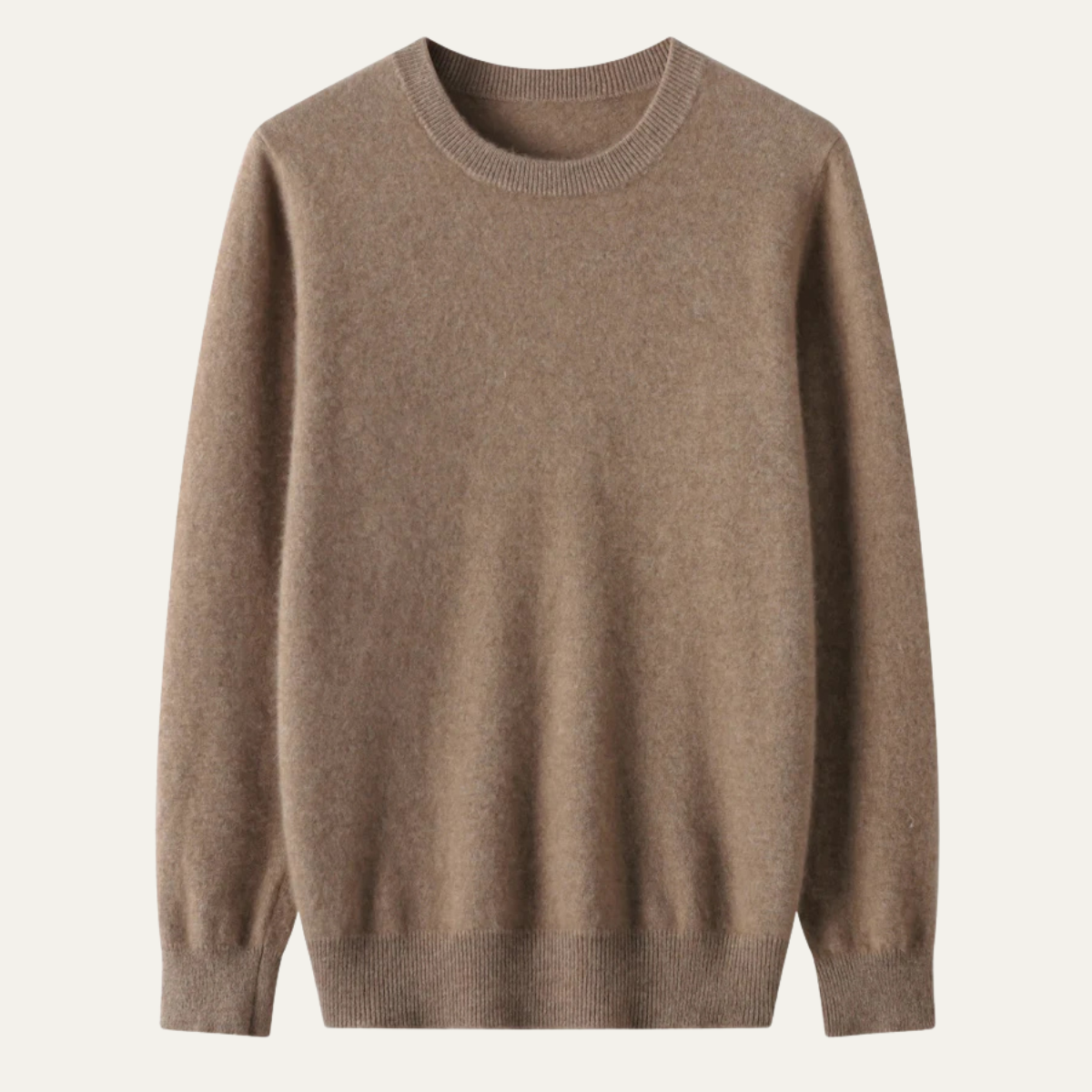 The Cascais Men’s Trendy Merino Wool O Neck Winter Sweater