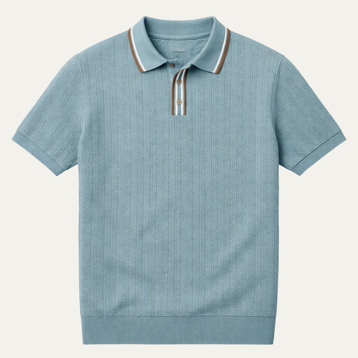 The Glenhaven Men’s Knitted Casual Fit Polo Shirt