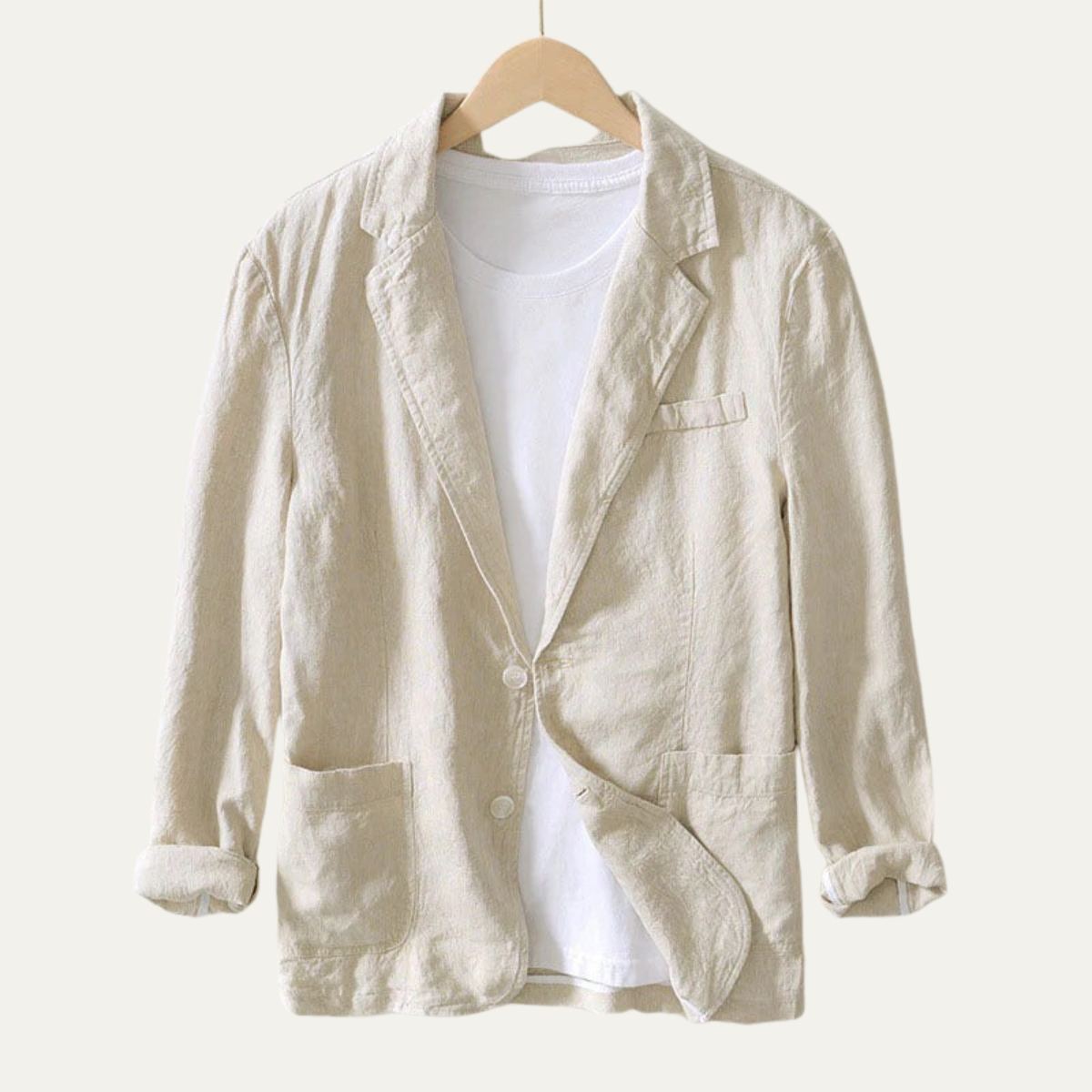 The Ridgefall Park Men’s Lightweight Summer Linen Blazer