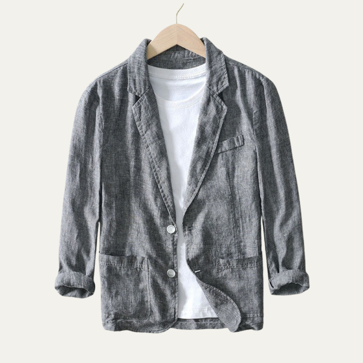 The Ridgefall Park Men’s Lightweight Summer Linen Blazer