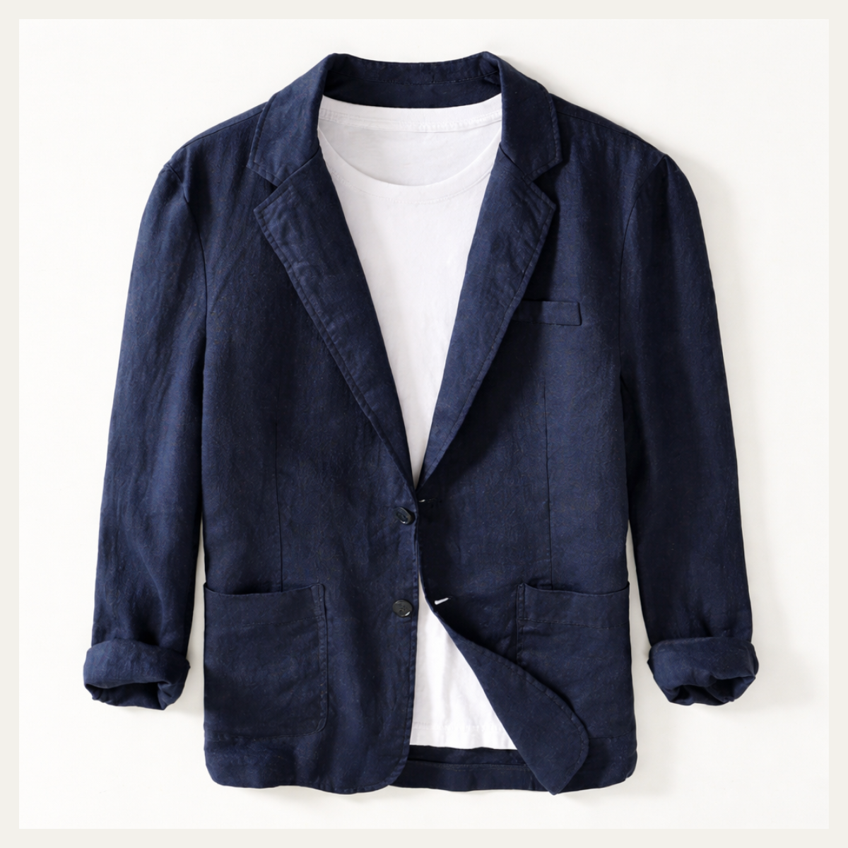 The Ridgefall Park Men’s Lightweight Summer Linen Blazer