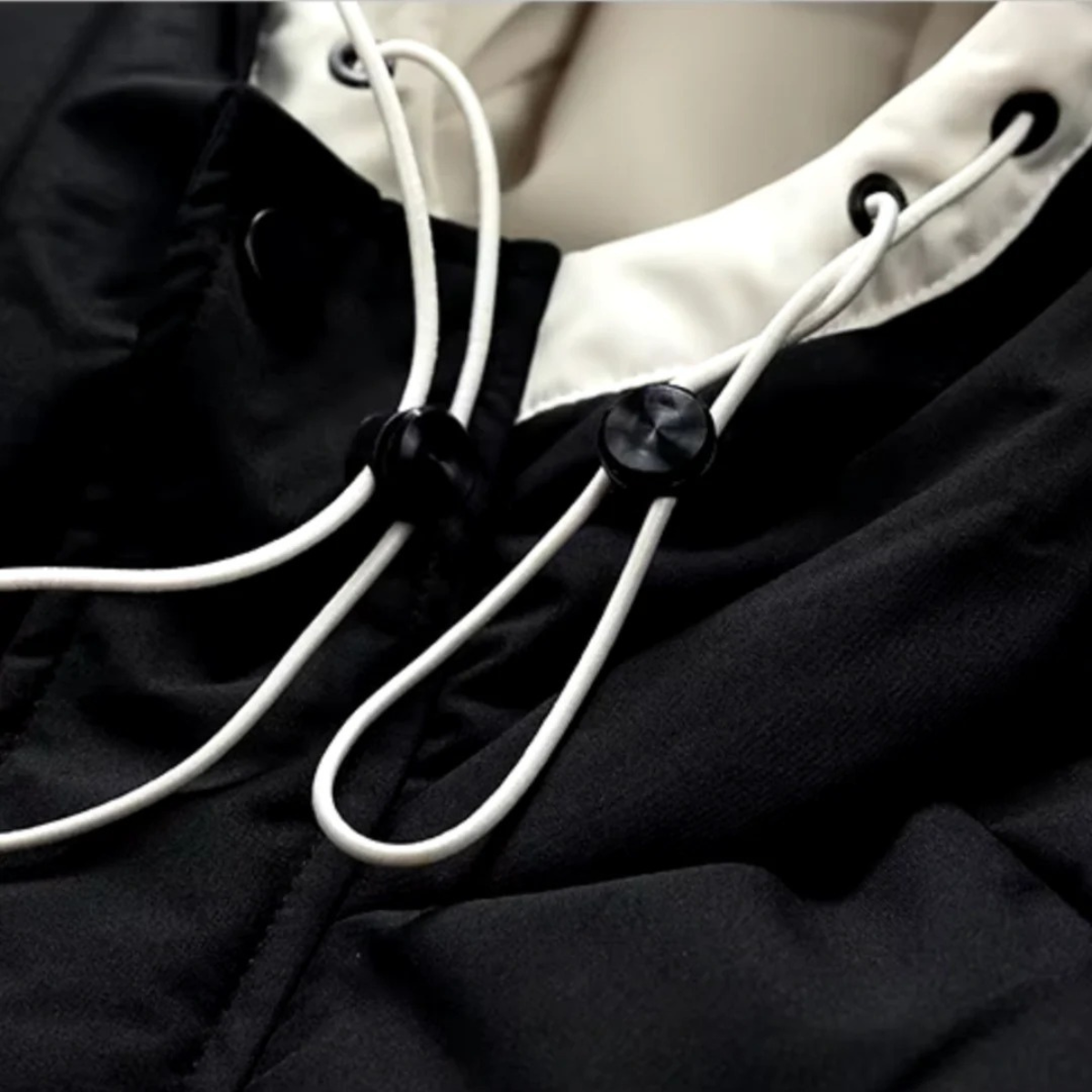 The London Men's  Waterproof Puffer Jacket - Luxury Hooded Winter Coat