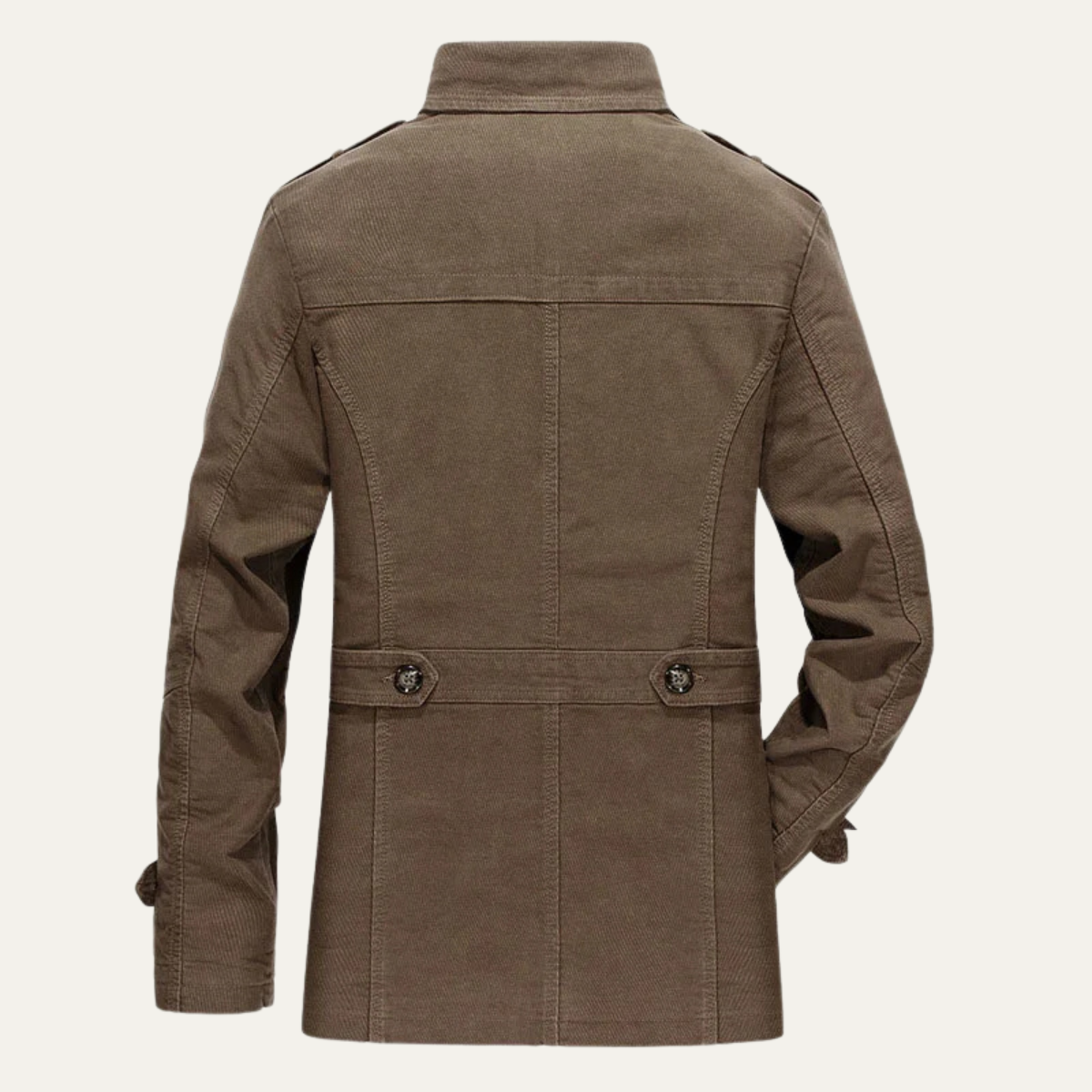 The Appiano Men’s Winter Wool Coat with Plaid Lining and Double Breasted Design