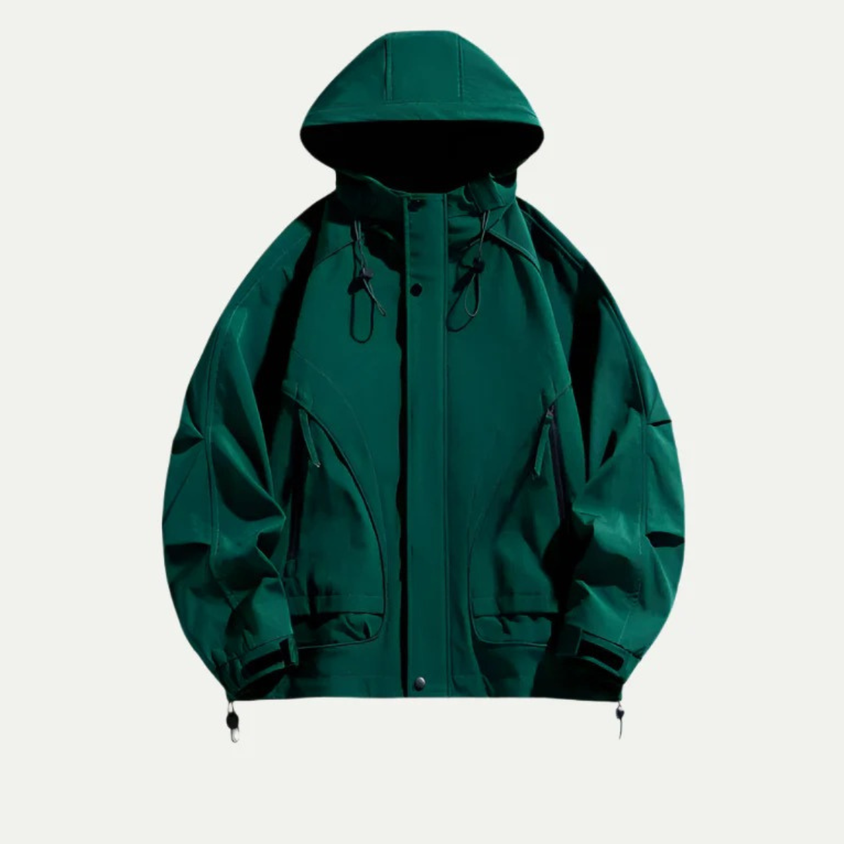 The New York Men's Waterproof Windbreaker - Lightweight Hooded Jacket
