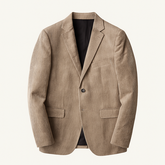 The Riccione Men’s Winter Slim Fit Casual Corduroy Blazer Jacket