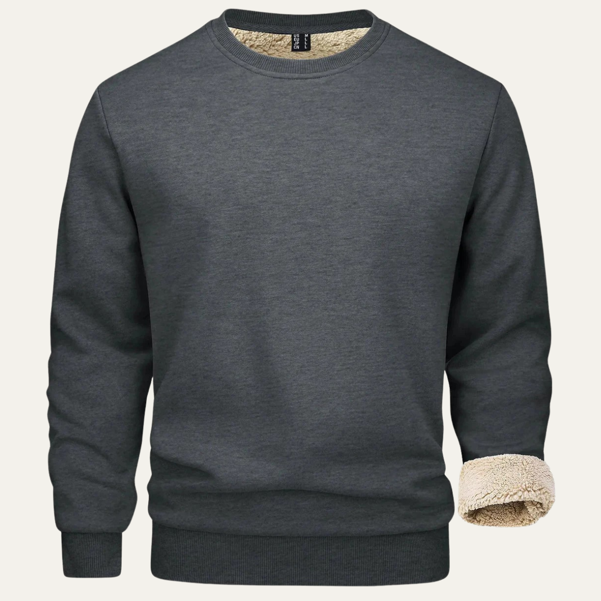 The Bristol Men's Casual and Comfortable Fleece Lined Sweater