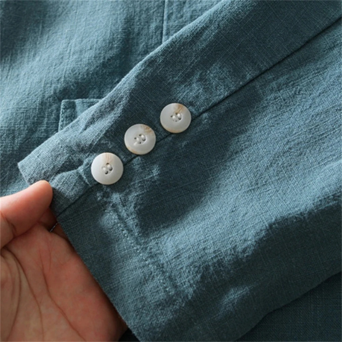 The Alderwood Men’s Cotton Linen Suit Jacket