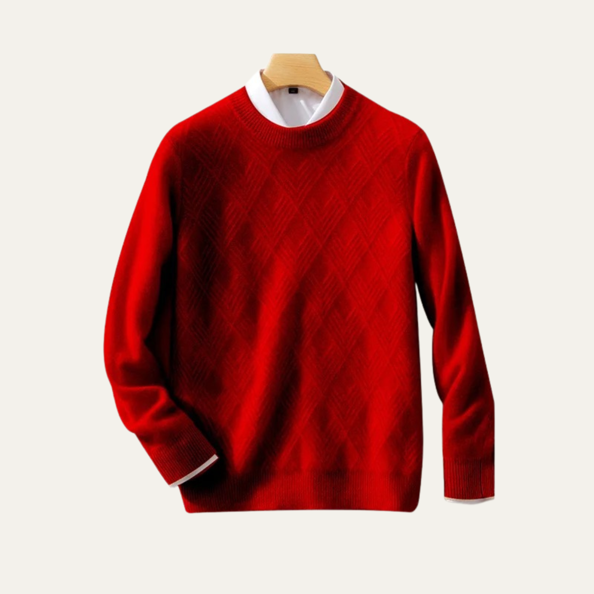 The Inverness Men’s Warm Winter Knit Wool Sweater