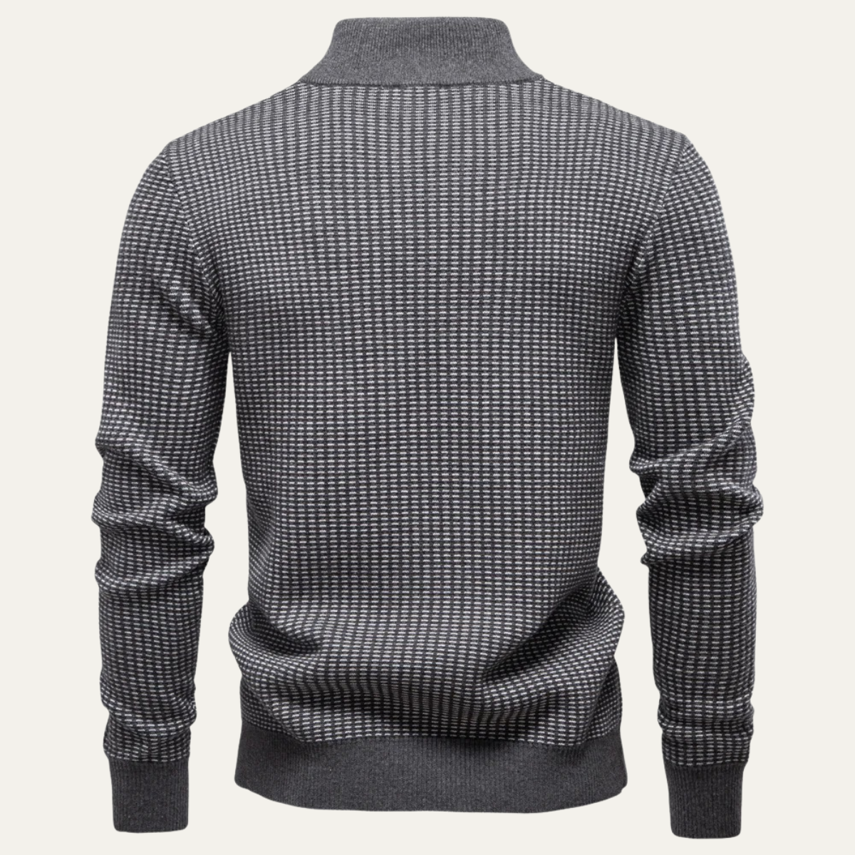 The Darrow Men’s Trendy Quarter Zip Knitted Sweater