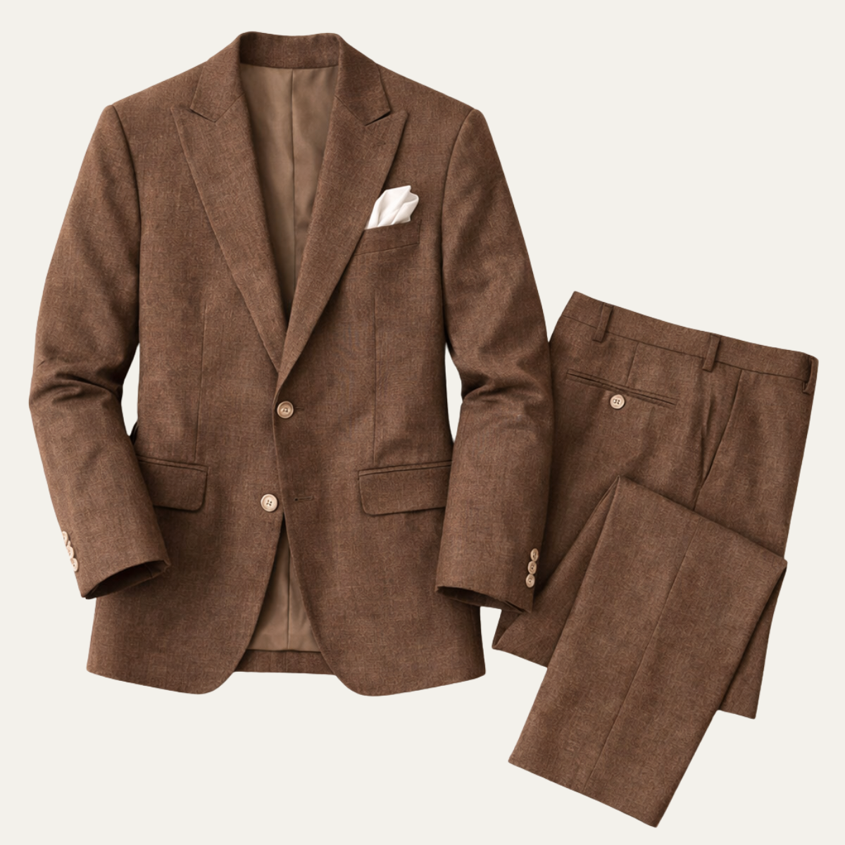 The Lucerne Men’s Classic Linen Suit Set – Blazer & Pants