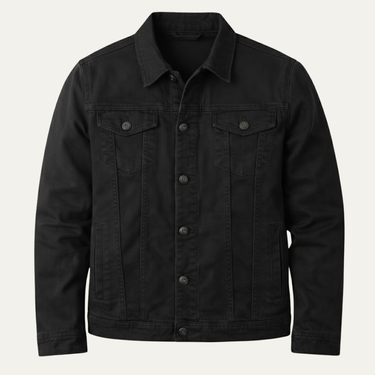 The Redstone Men’s Classic Slim Fit Vintage Denim Jacket