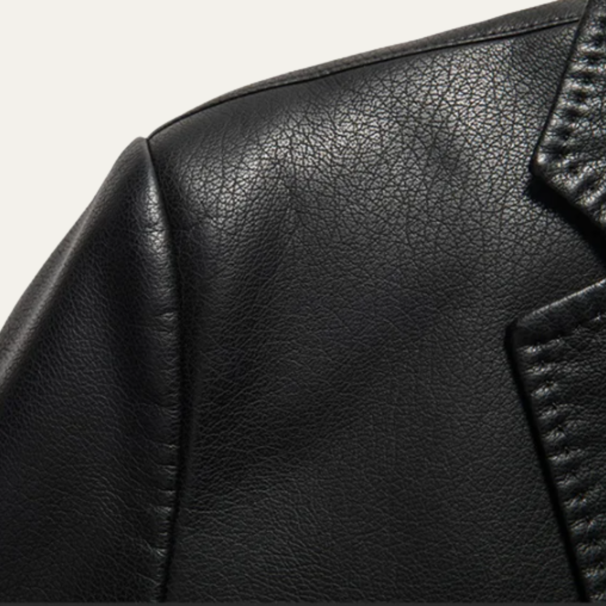 The Brookridge Men’s Slim Fit Leather Blazer Jacket