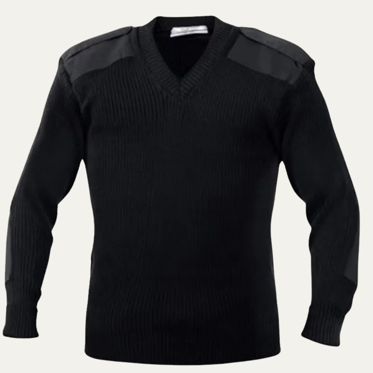 The Posillipo Men’s Winter Ribbed V Neck Workwear Sweater