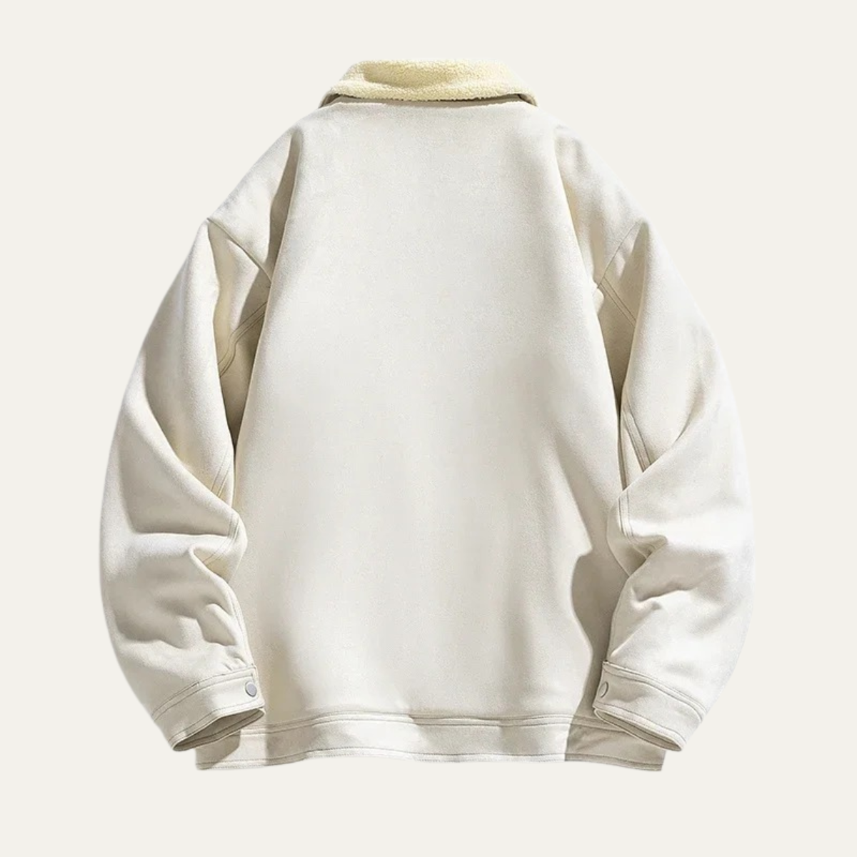 The Sicilia Men’s Fleece Lined Suede Sherpa Jacket with Shearling Collar