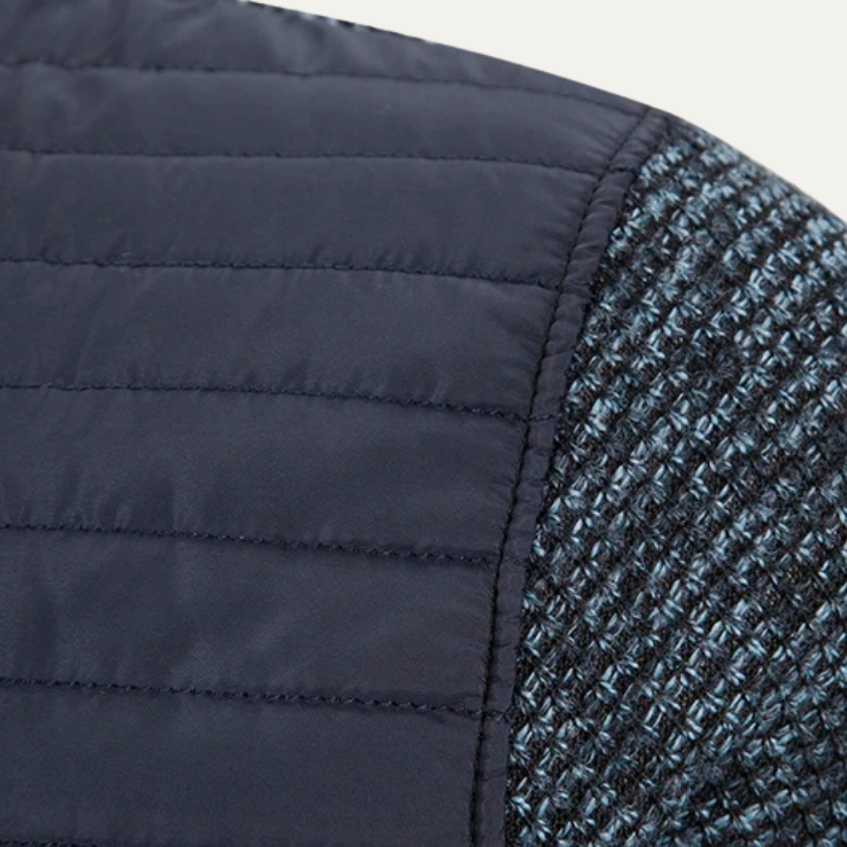 The Hillston Men’s Padded Stand Collar Winter Zip Up Jacket