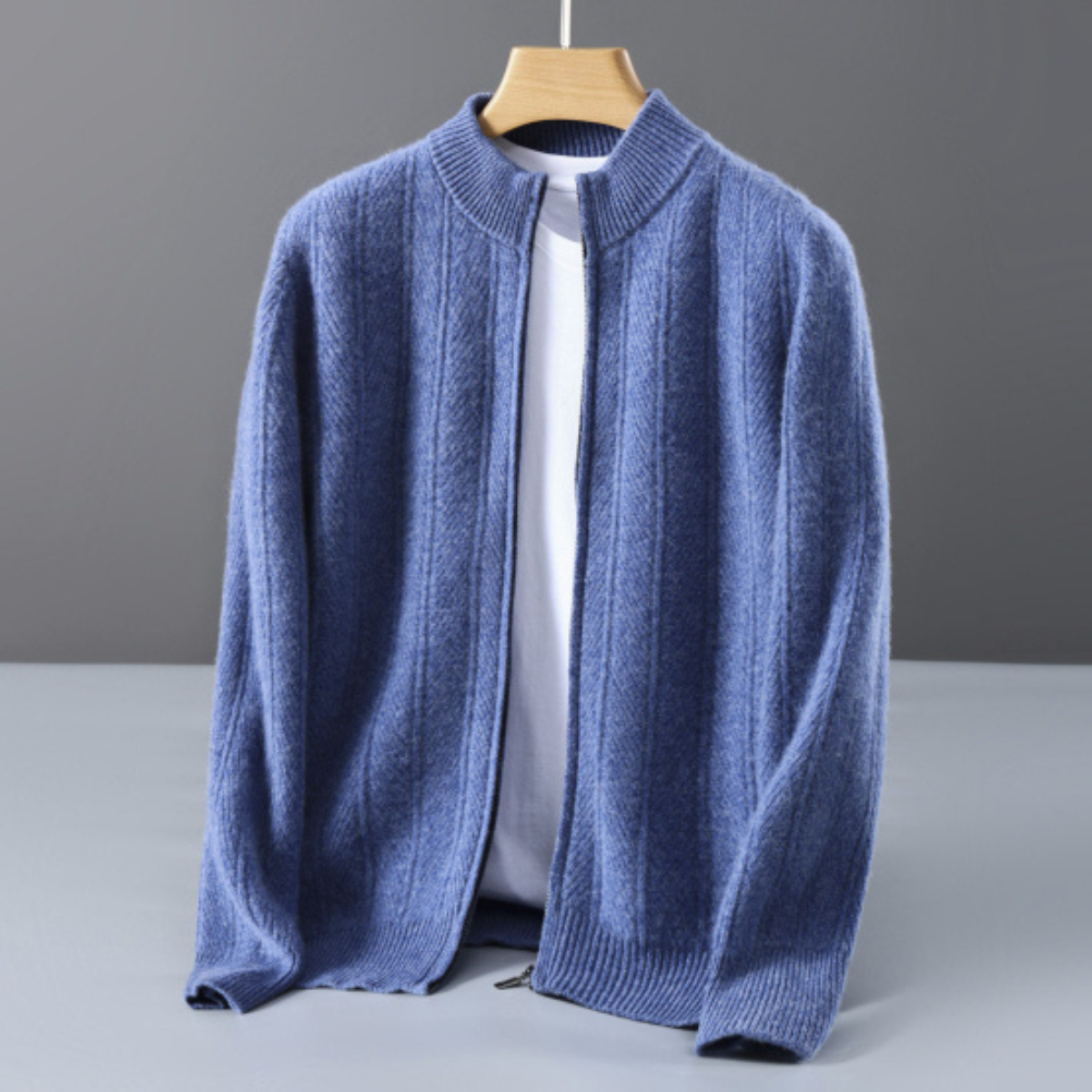 The Highmoor Cashmere Sweater – Men's 100% Soft Luxury Wool Knit Cardigan