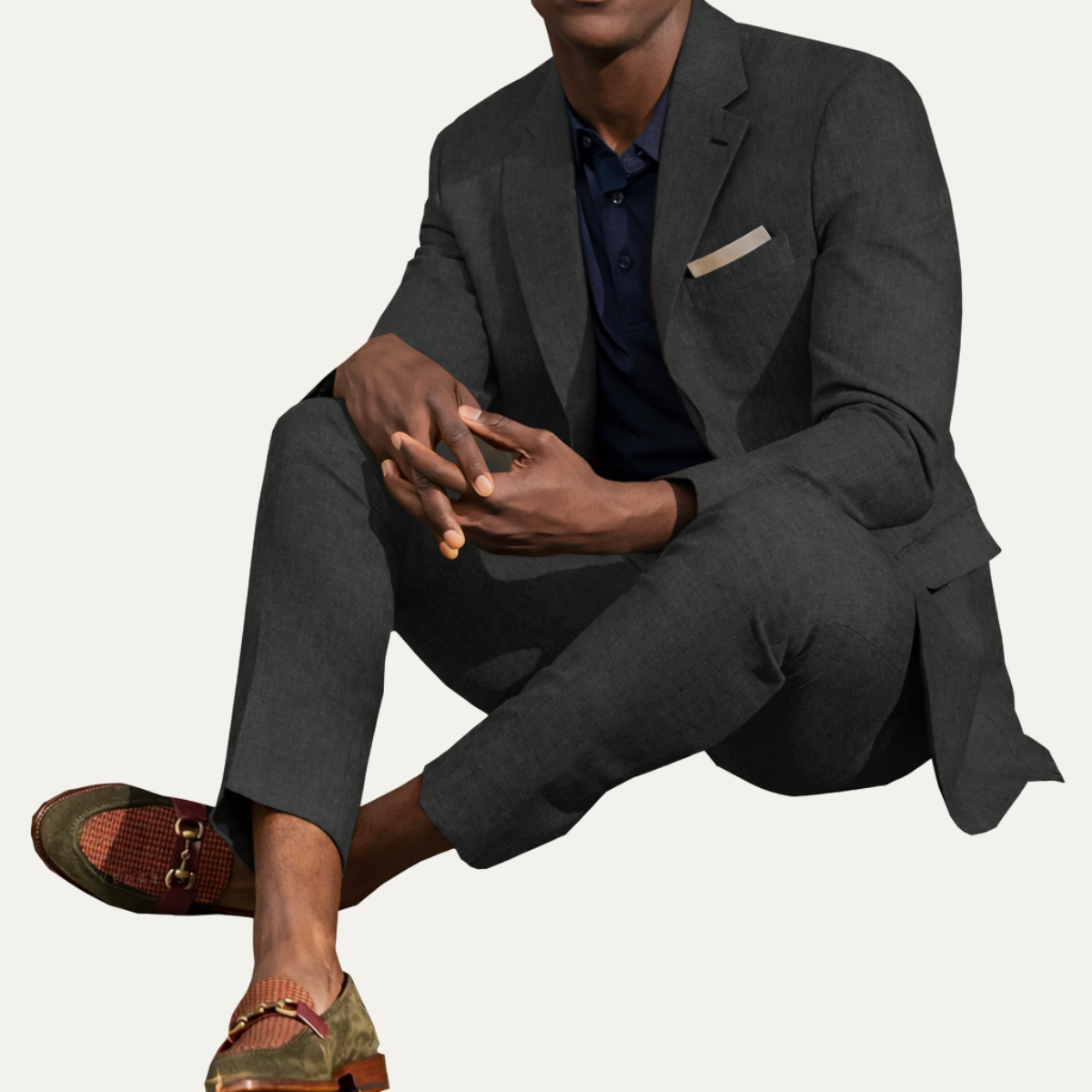 The North Ridge Men’s Casual Linen 2 Piece Set – Blazer & Pants