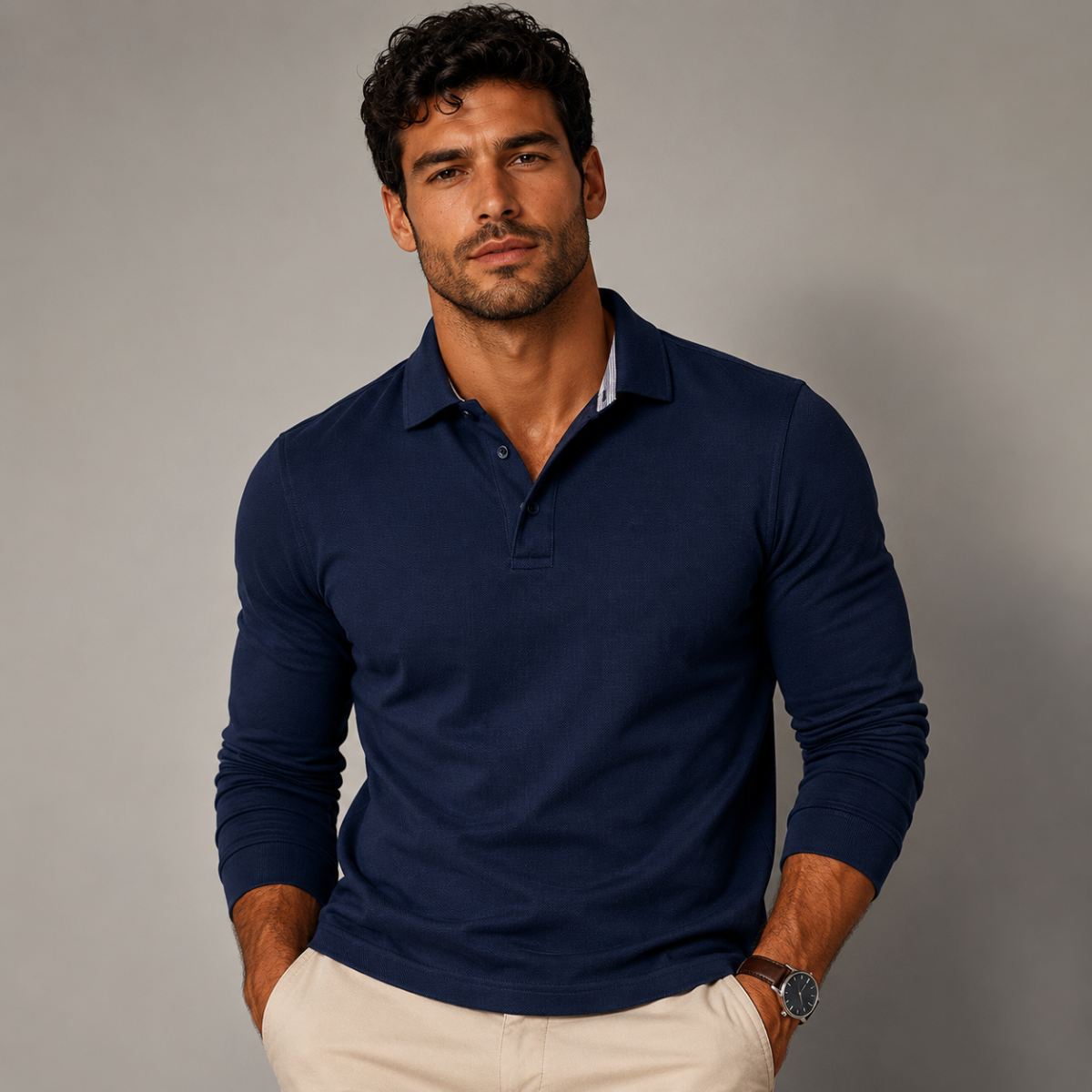 The Amalfi Men’s Quick Dry Trendy Polo Shirt