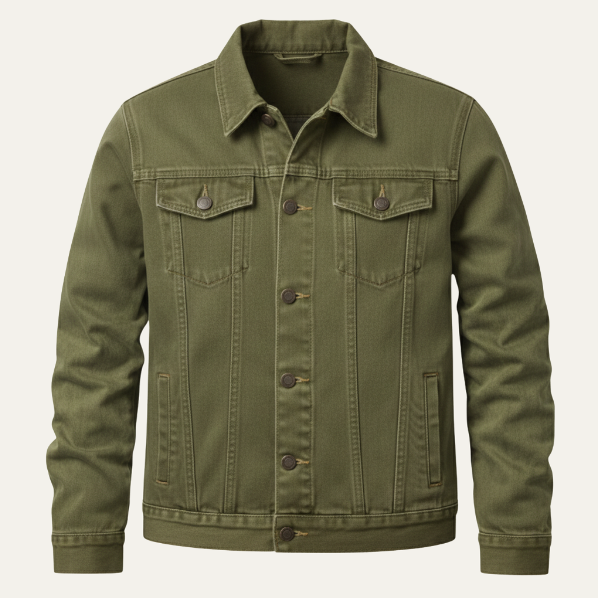 The Woodhurst Men’s Casual Vintage Slim Fit Denim Jacket