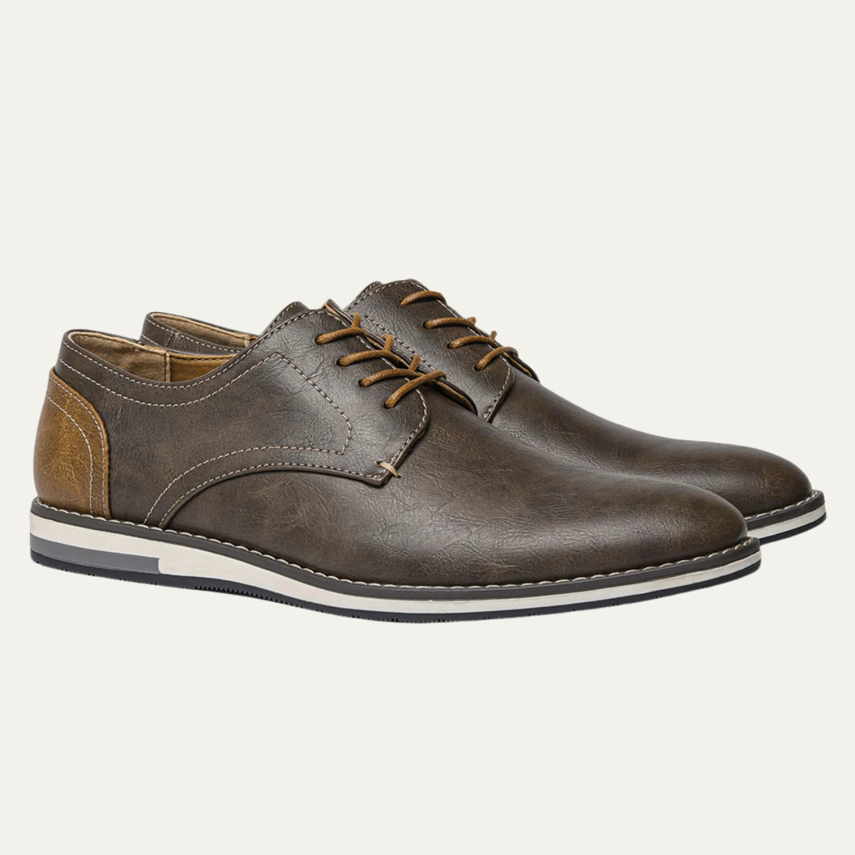 The Hartwell Men’s Two Tone Casual Oxford Leather Sneakers