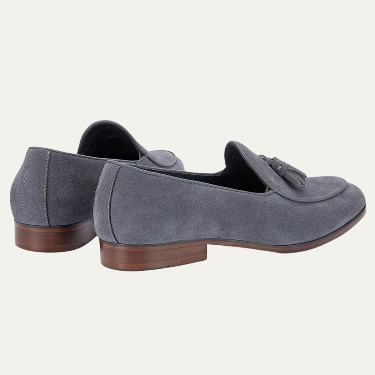 The Brentwood Falls Men’s Suede Faux Leather Tassel Loafers