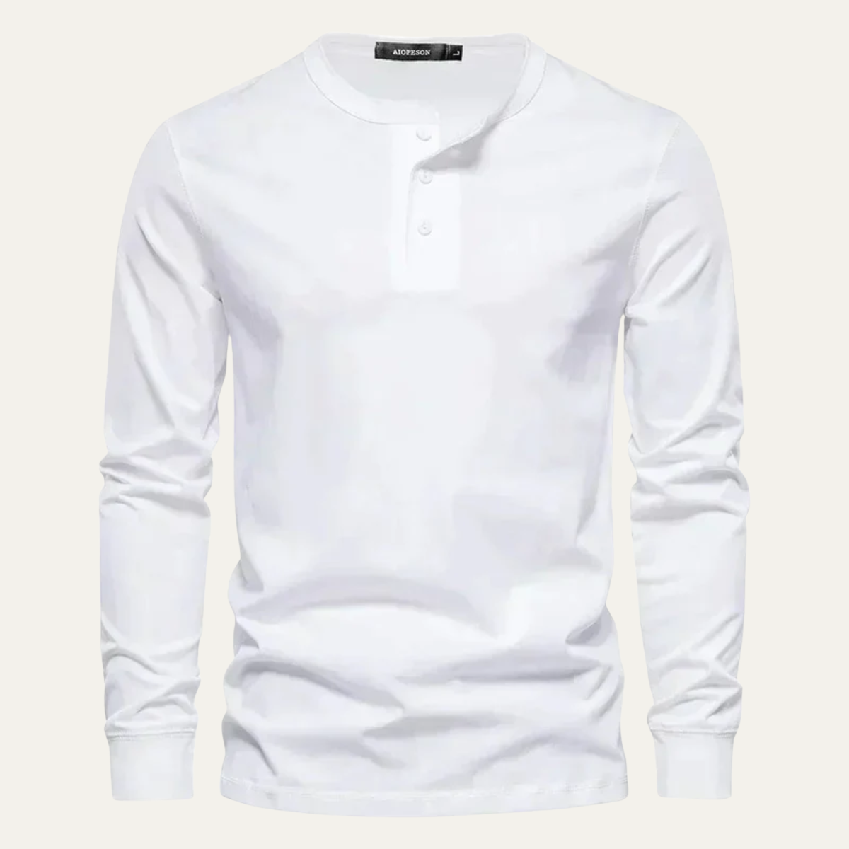 The Venice Men's Casual Button Neck Cotton Tee