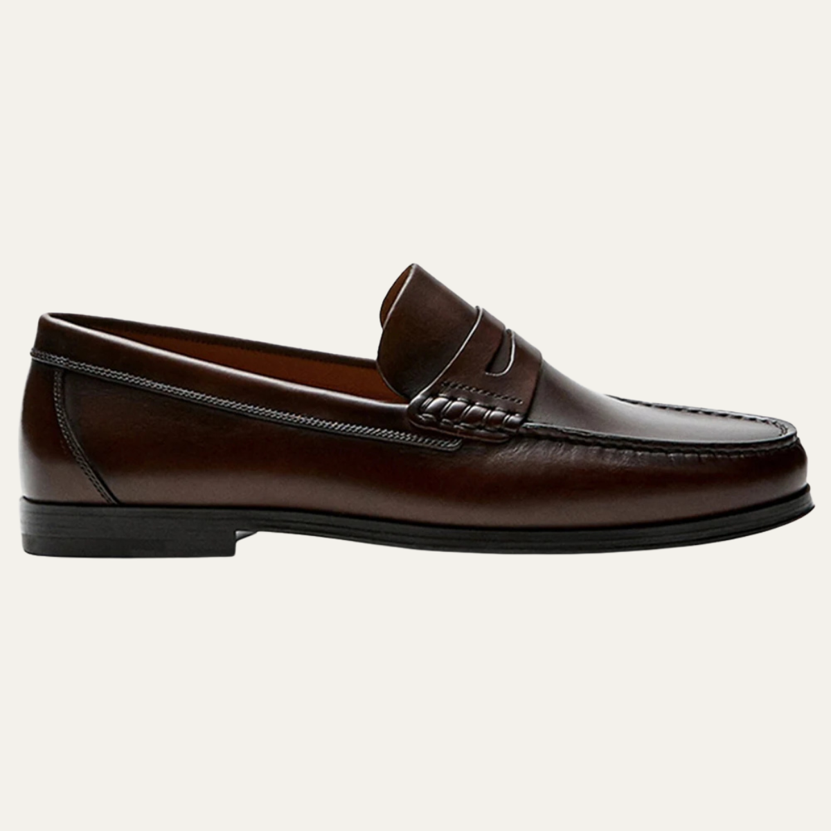 The Whitford Men’s Genuine Faux Leather Slip On Loafers