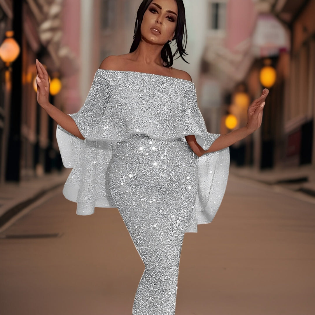 Women's Bare Shoulder Formal Gown