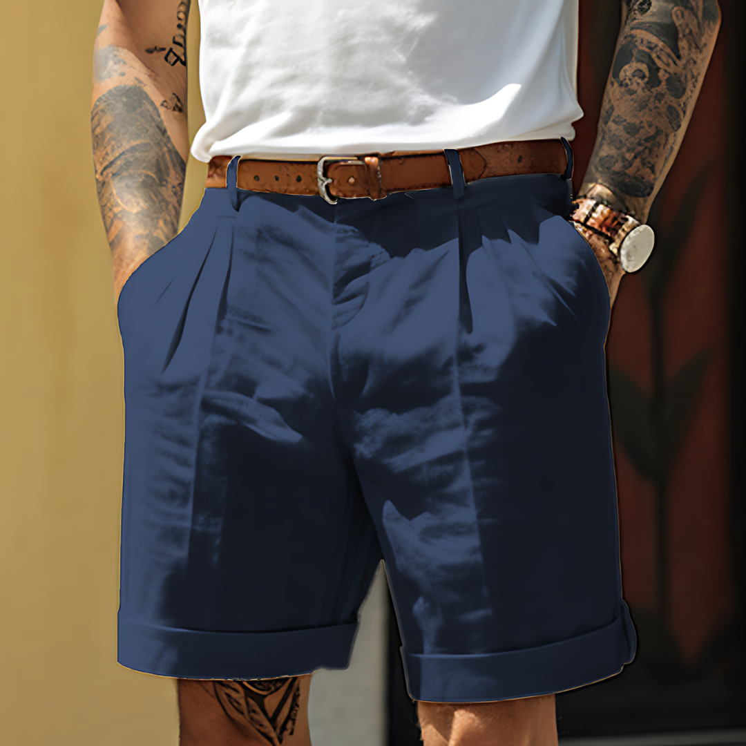 The Henwick Linen Shorts – Tailored Summer Shorts for Men