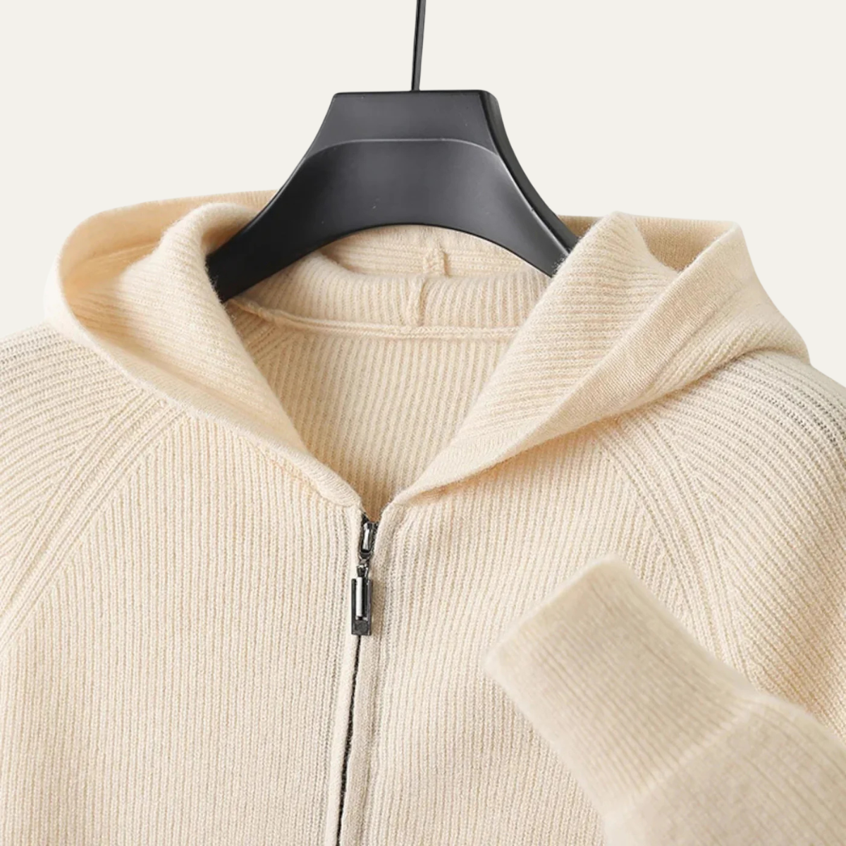 The Riva Garda Men’s Soft Luxury Merino Wool Zipped Sweater