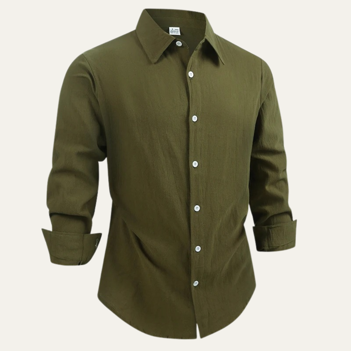 The Viareggio Men’s Elegant Button Down Linen Cotton Shirt
