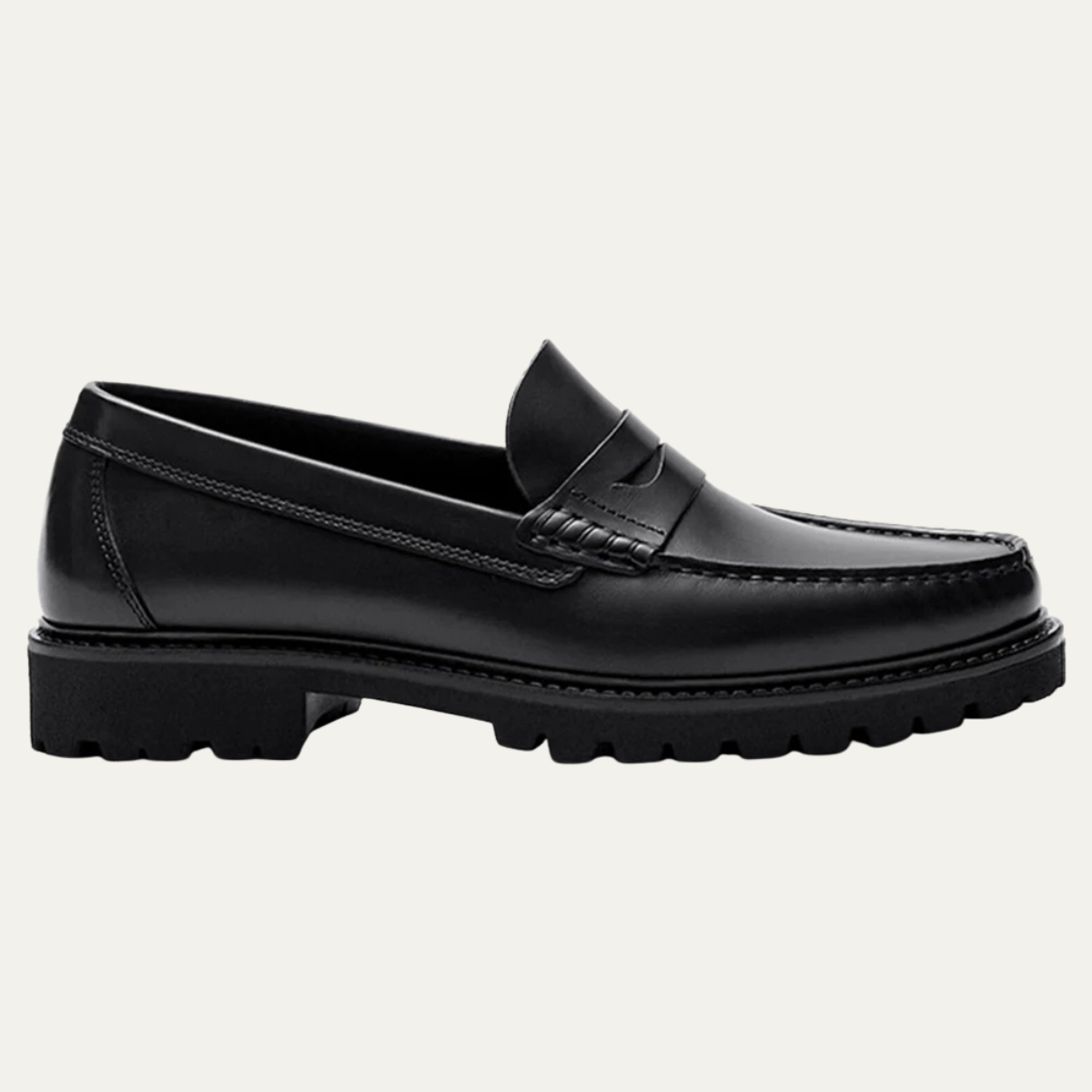 The Bellcrest Men’s Full Grain Faux Leather Casual Loafer Shoes