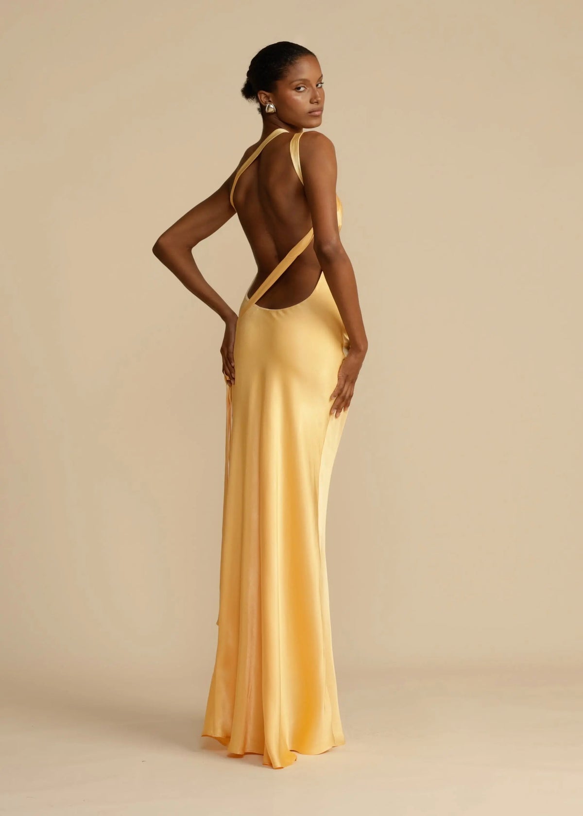 Women's Classic Draped Maxi Dress