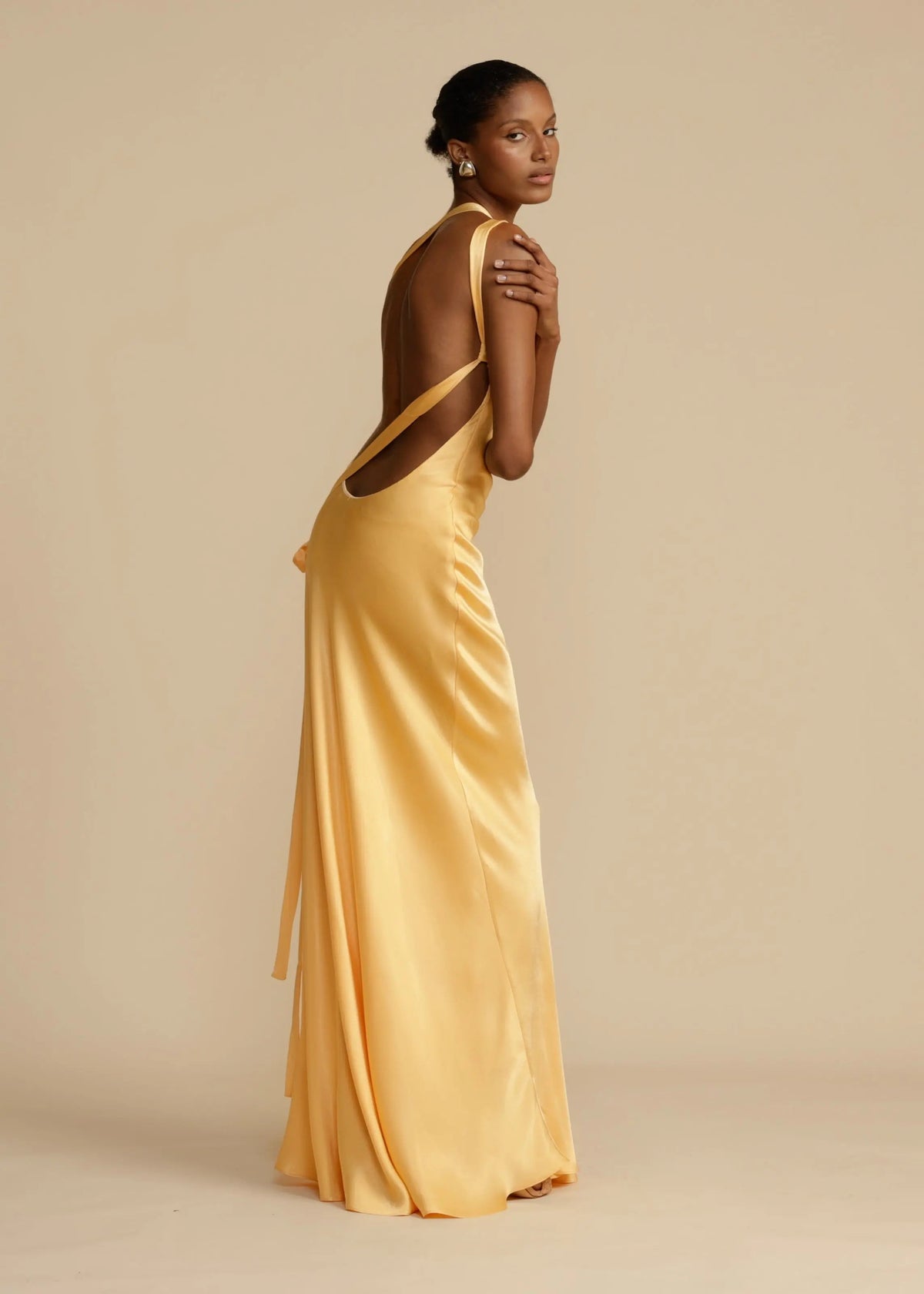Women's Classic Draped Maxi Dress