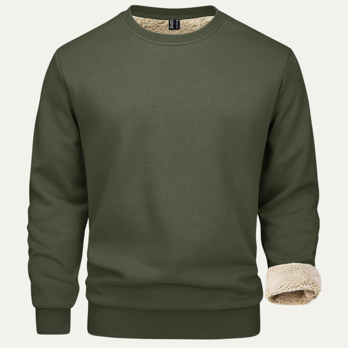 The Bristol Men's Casual and Comfortable Fleece Lined Sweater