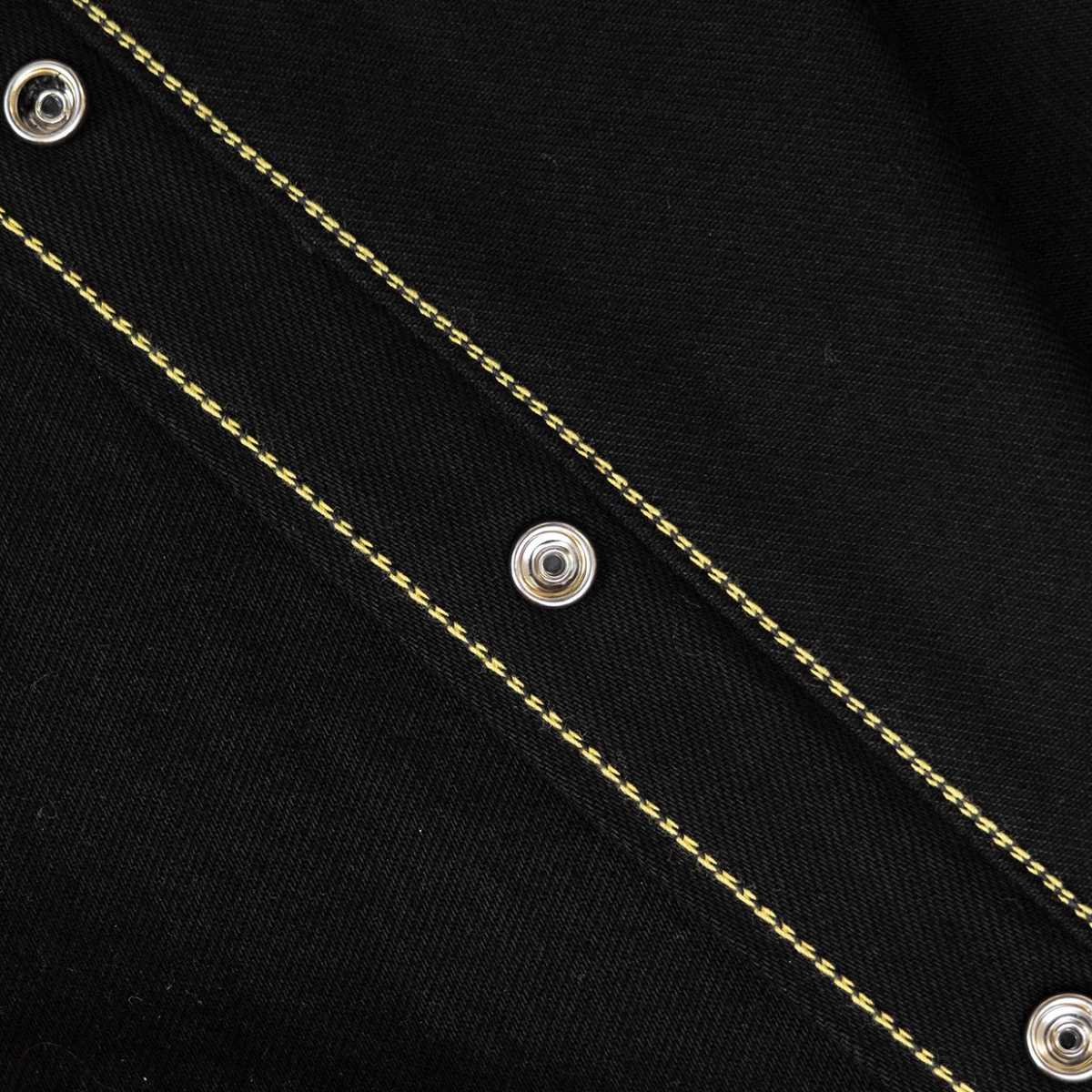 The Bologna Men’s Black Denim Streetwear Shirt